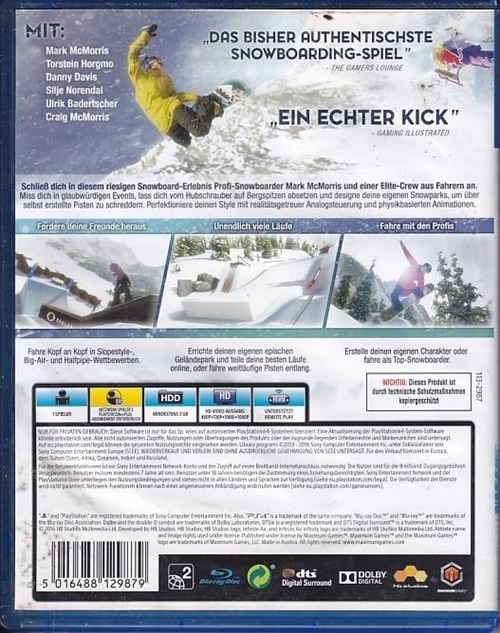 Mark McMorris Infinite Air - PS4 (B Grade) (Genbrug)